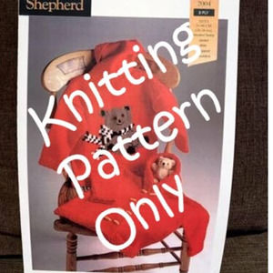 New Shepherd 2004 Hooded Teddy Jacket Drop Shoulder Sweater Knitting Pattern